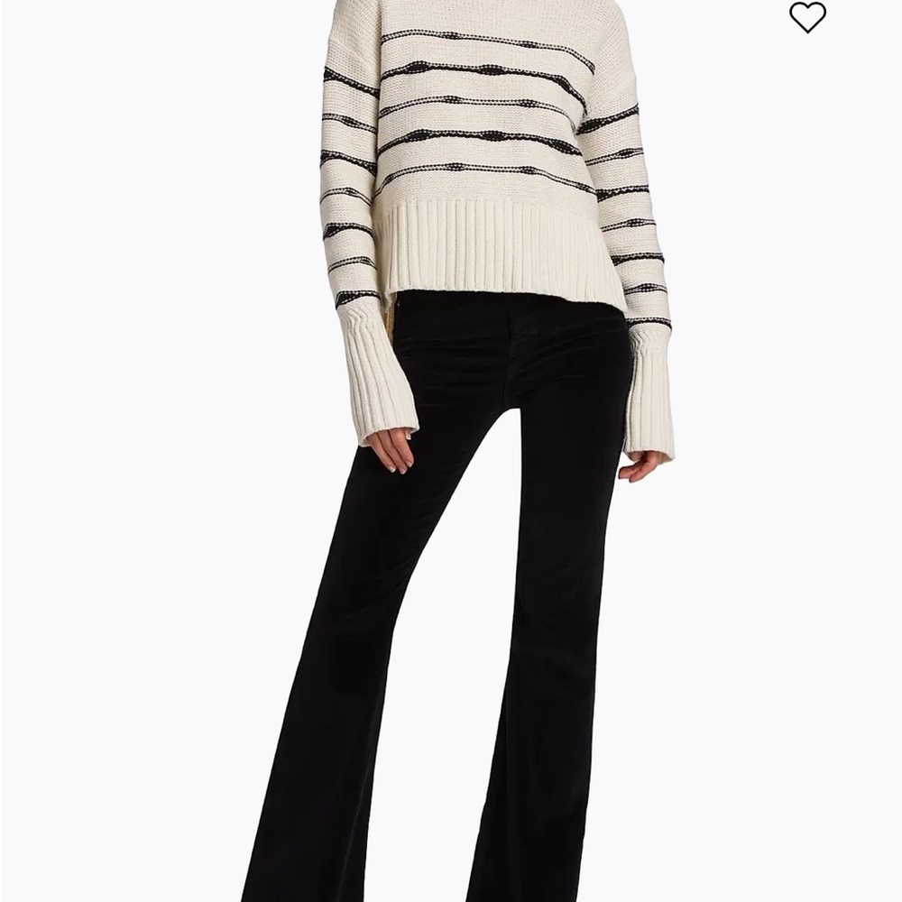 Veronica Beard Viori Wool-Blend Striped Sweater - Picture 5 of 10